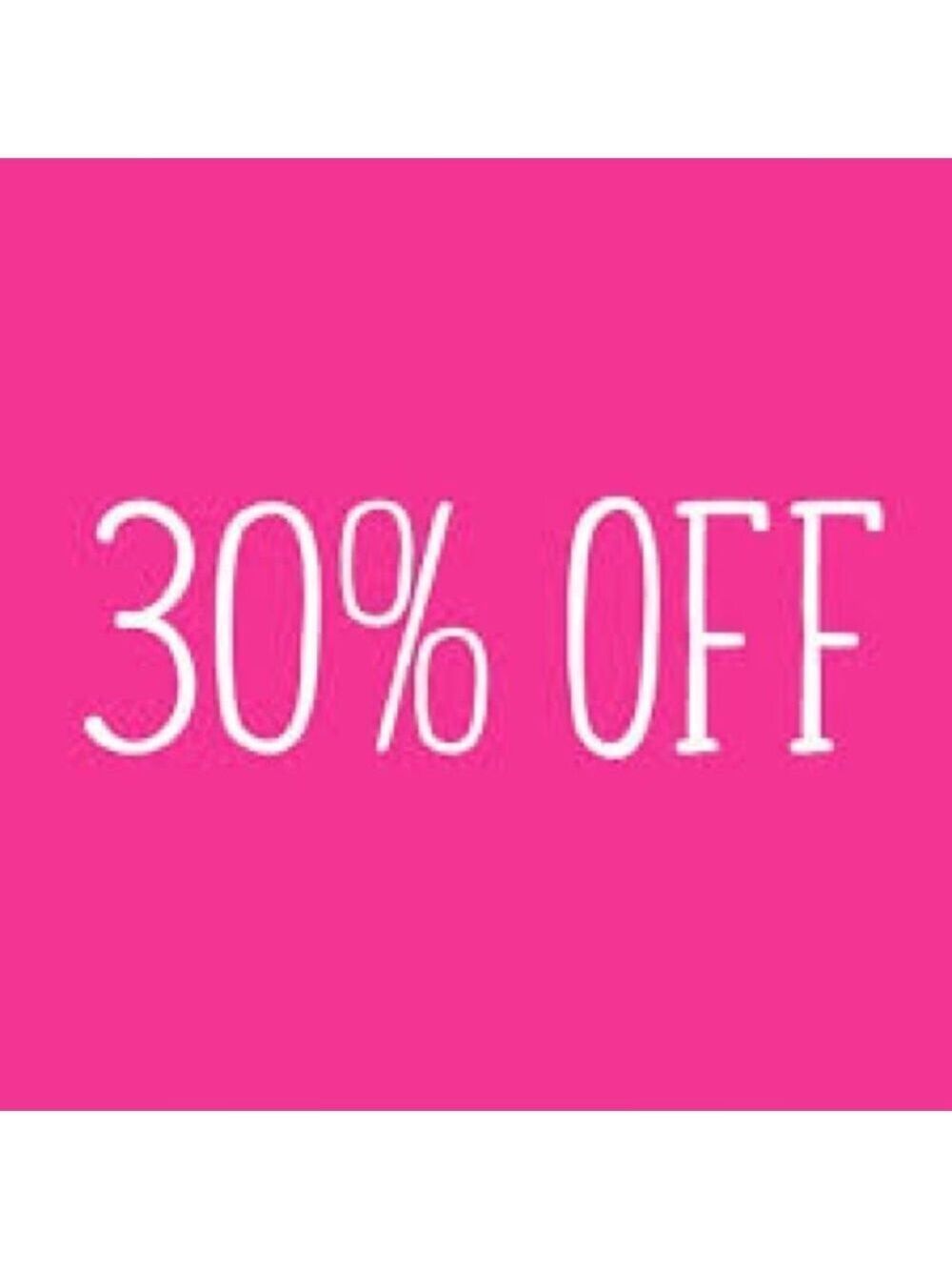 All 30% offers will be accepted! Sale!
